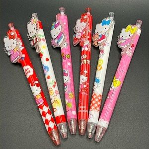 Set of 6 Hello Kitty Pens
